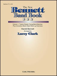 New Bennett Band Book,  Volume 1 Baritone TC band method book cover Thumbnail